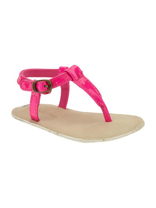 View large product image 1 of 1. Neon thong sandals