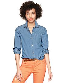 1969 polka dot one-pocket shirt