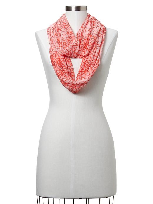 View large product image 1 of 1. Speckled print infinity scarf