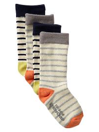 Colored striped socks (2-pack)