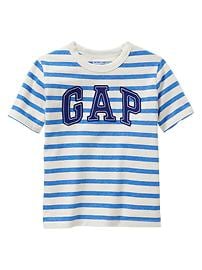 Arch logo striped T