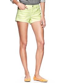 1969 printed summer cut-offs