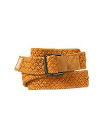 Washed woven belt
