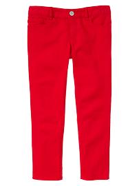 1969 red super skinny skimmer jeans