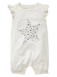 Star graphic one-piece