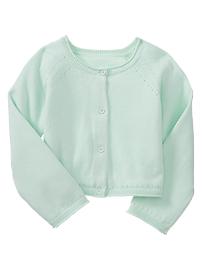 Pointelle cardigan
