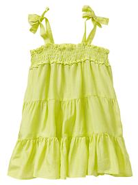 Smocked ruffle dress