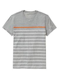 Essential pop-stripe T