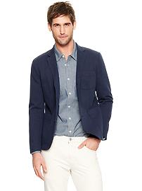 Casual pinstripe blazer