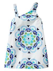 Asymmetrical geometric dress