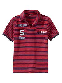 Athletic plaid polo