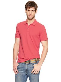Modern pique polo