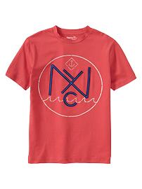 Americana embroidered graphic T