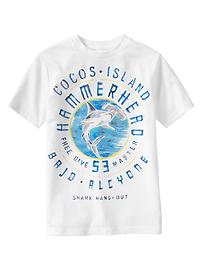 Summer sport graphic T