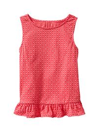 Ruffle-trim tank