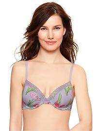 Satin T-shirt bra