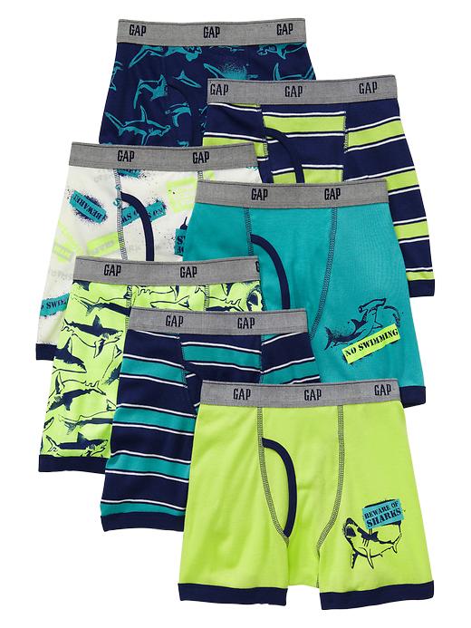 View large product image 1 of 1. Shark life boxer briefs (7-pack)