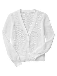 Open-knit cardi