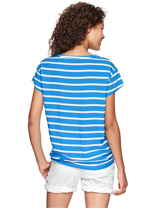 Image number 2 showing, Striped scoop top