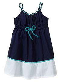 Braided tank dress