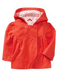 Bright anorak coat
