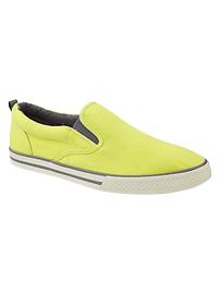 Sunwashed slip-ons