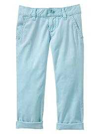Colored roll-up pants