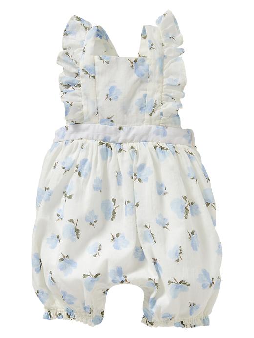 Image number 1 showing, Ruffle floral one-piece