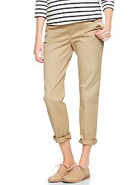 Demi panel broken-in straight khakis