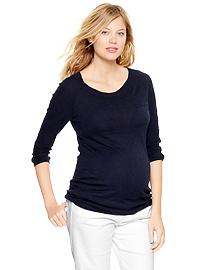 Raglan slub sweater