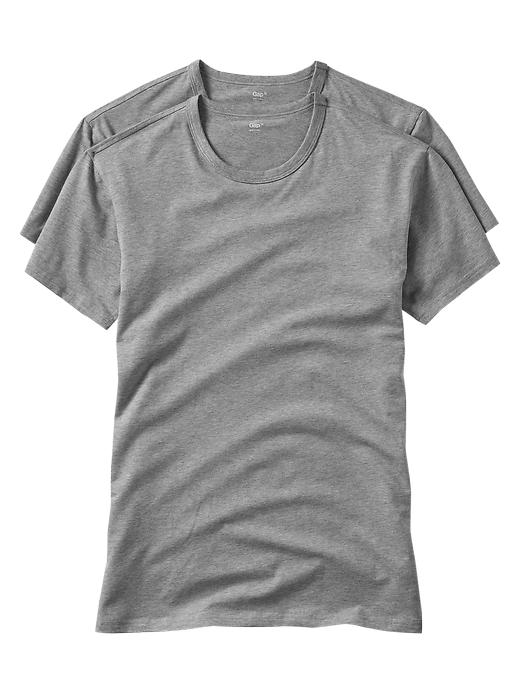 View large product image 1 of 1. Short-sleeved stretch crew (2-pack)