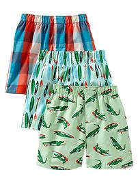 Alligator boxers (3-pack)