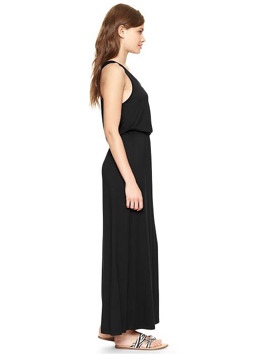 Image number 3 showing, Ruched T-back maxi dress