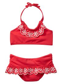 Embroidered two-piece