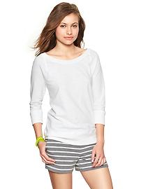 Slub raglan sweatshirt