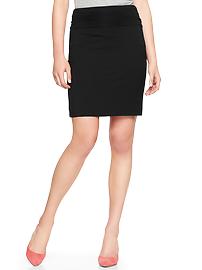 Foldover pencil skirt