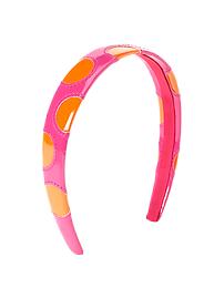 Uniform polkadot headband