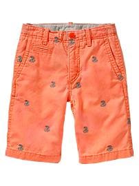 Embroidered cobra shorts