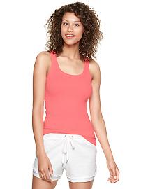 Neon ribbed tank