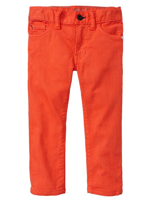View large product image 1 of 1. Colored skinny jeans