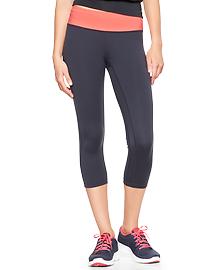 GapFit gFast contrast waistband capris