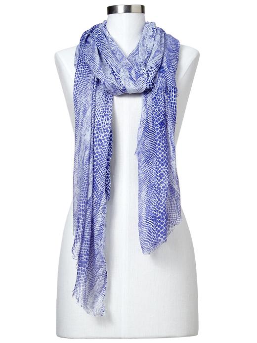 View large product image 1 of 1. Snake print scarf