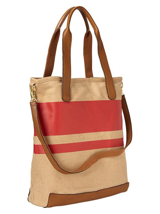 View large product image 1 of 3. Horizon-stripe tote