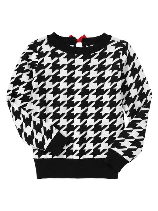 Image number 1 showing, Houndstooth sweater