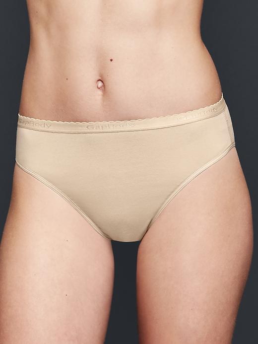 Image number 5 showing, Stretch Cotton High Leg Brief