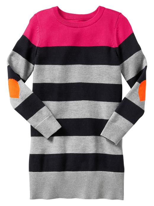 View large product image 1 of 1. Striped sweater dress
