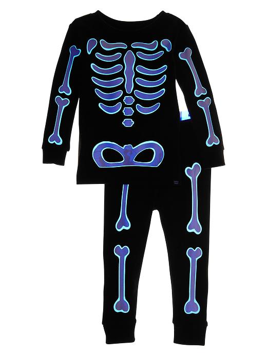 Image number 3 showing, Glow-in-the-dark skeleton sleep set