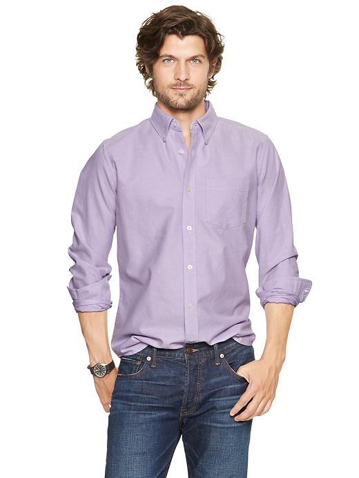 Image number 4 showing, Modern Oxford solid shirt