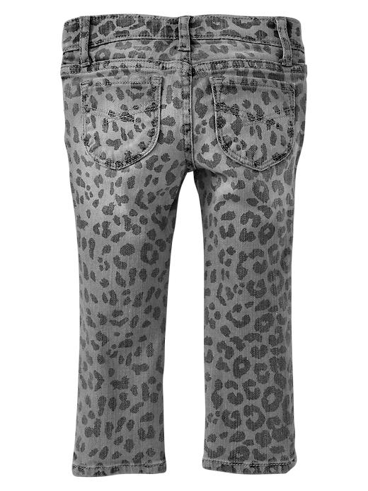 Image number 2 showing, Leopard print skinny jeans