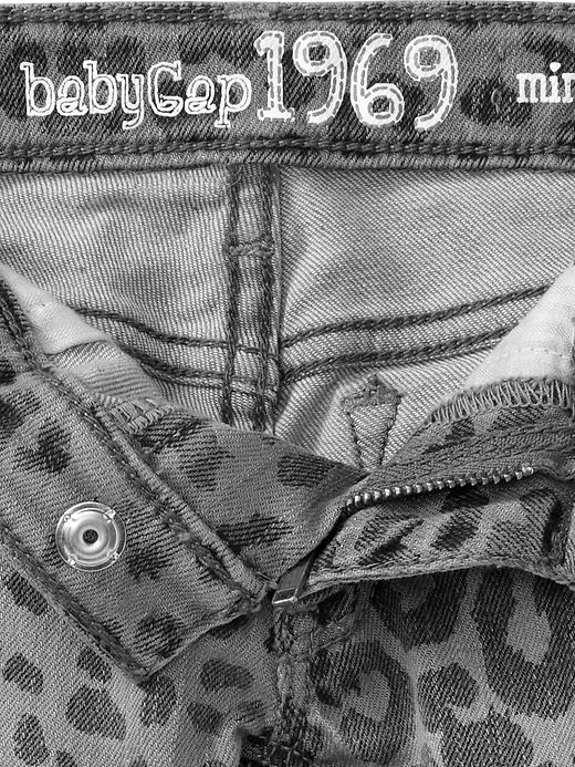 Image number 3 showing, Leopard print skinny jeans